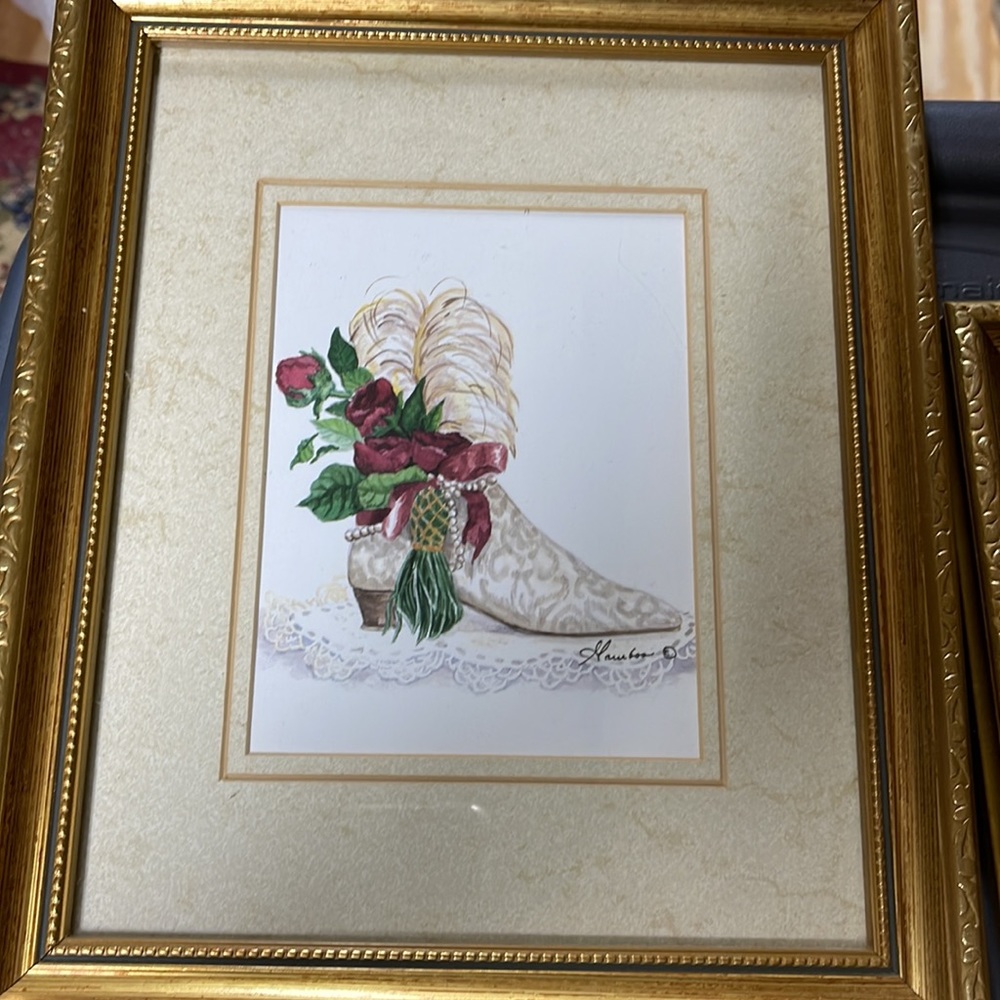 Two shoe prints - Picture 2 of 5